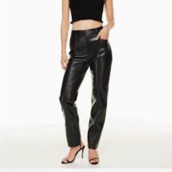 Wilfred Vegan Leather Pants - Picture 1 of 13